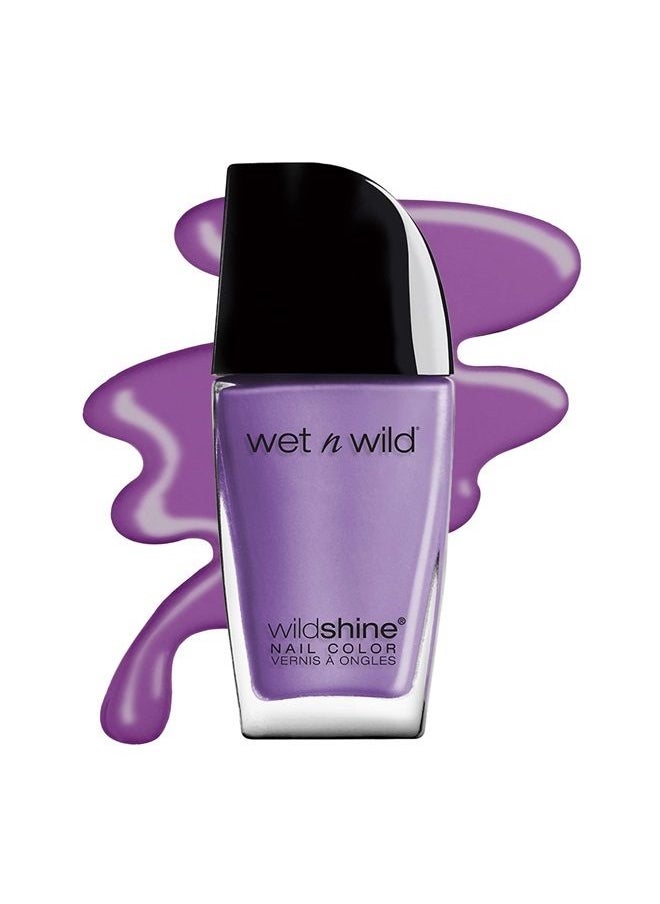 Wet N Wild Wild Shine Nail Polish, Light Purple Who is Ultra Violet?, Nail Color  - Image 1
