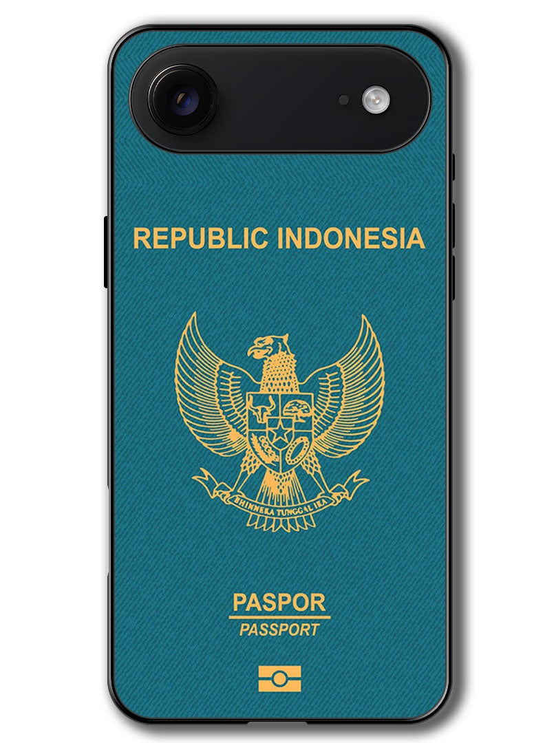 Theodor Case Compatible with Apple iPhone 17 Air 6.5 Inch Protection Shockproof Bumper Cover Indonesia Passport - Image 1
