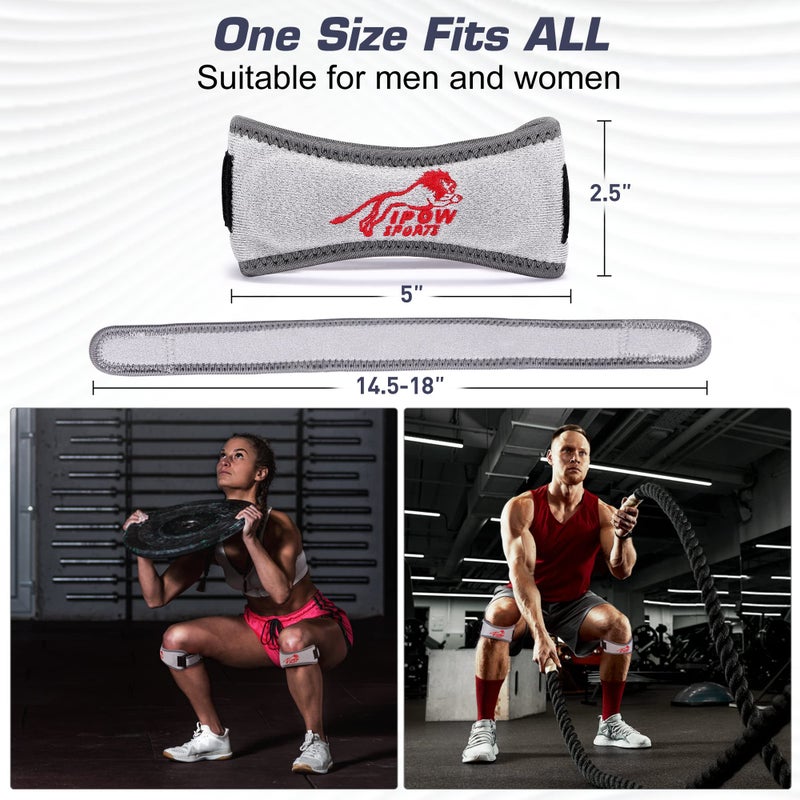 IPOW Knee Strap Grey - Image 2