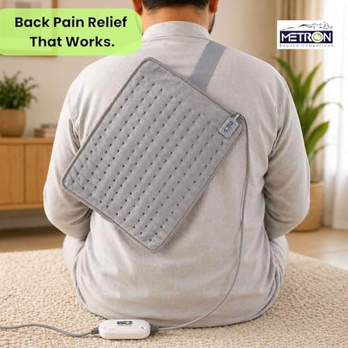 Metron Heating Pad for Pain Relief, Electric Heating Belt for Back Pain, GentleCare for Period Cramps, Lower Back and Muscle Relief, Heat Therapy Belt for Home Use HP002 - Image 3