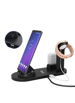 CATANES Wireless Charger for Samsung S22 Series Multiport Charging Station for Android iPhone Apple Watch with Type-C Micro USB Lightning Dock  - Image 5