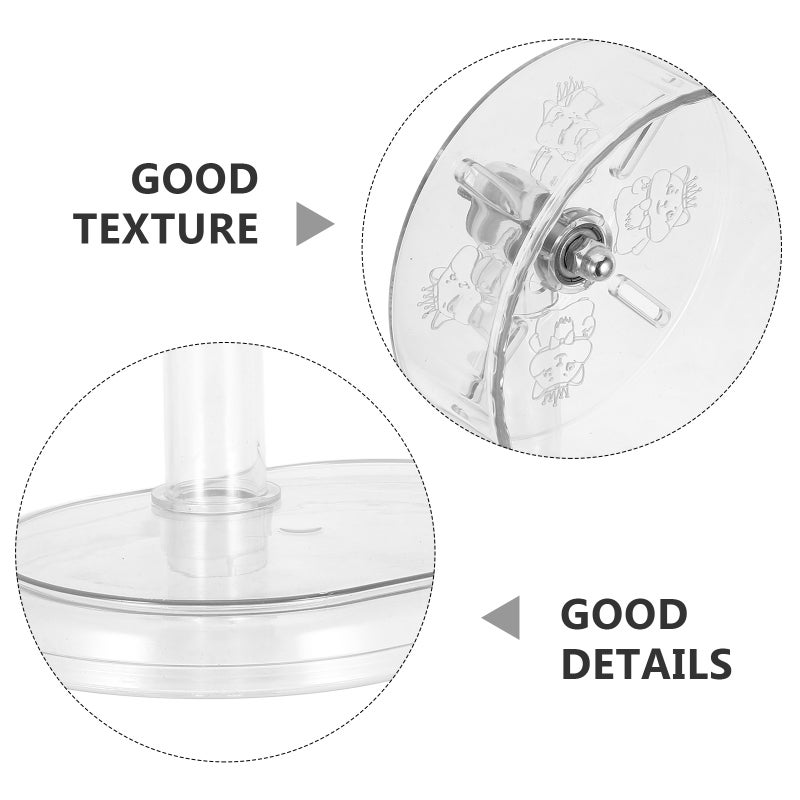 Hamster Exercise Wheel: 15cm Quiet Hamster Running Wheel With Stand For Gerbils Mice Small Animals Accessories - Image 2