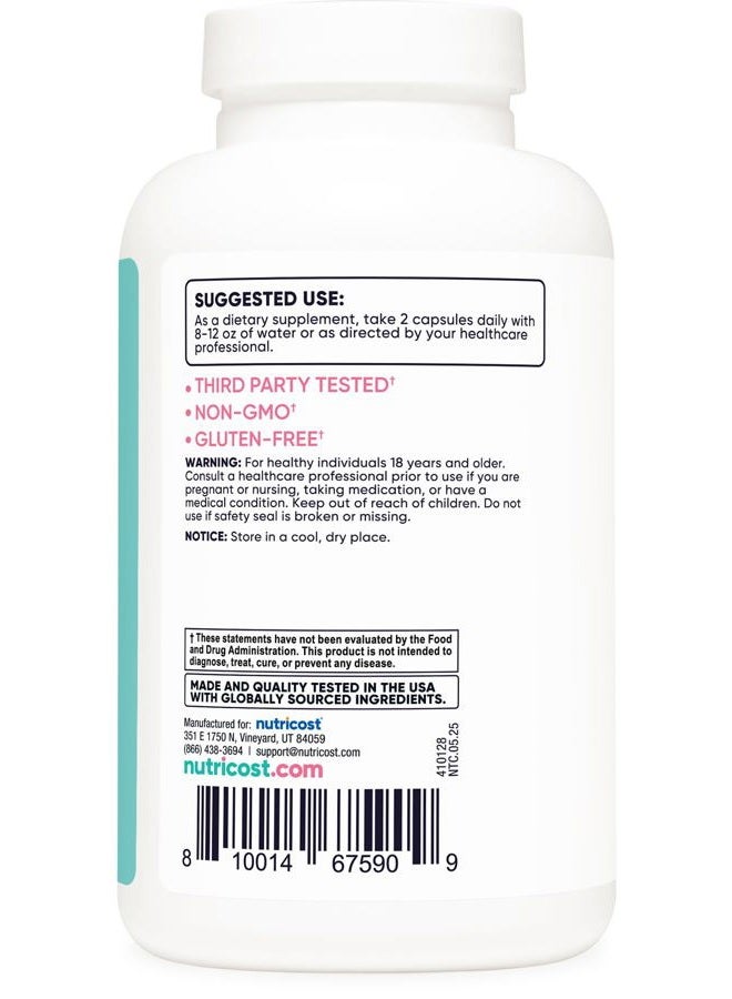 Nutricost Cranberry Extract for Women (35,000mg Equivalent),180 Capsules - with Vitamin C, Uva Ursi & Dandelion Root Extract - Non-GMO & Gluten Free Health Supplement - Image 4
