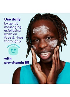 Clean & Clear Clean & Clear Deep Action Exfoliating Cleanser with Pro-Vitamin B5, Gentle Exfoliating Daily Face Scrub Cleans Deep Down to the Pore for Soft, Smooth, Hydrated Skin, Oil Free Face Wash, 7 FL OZ  - Image 5