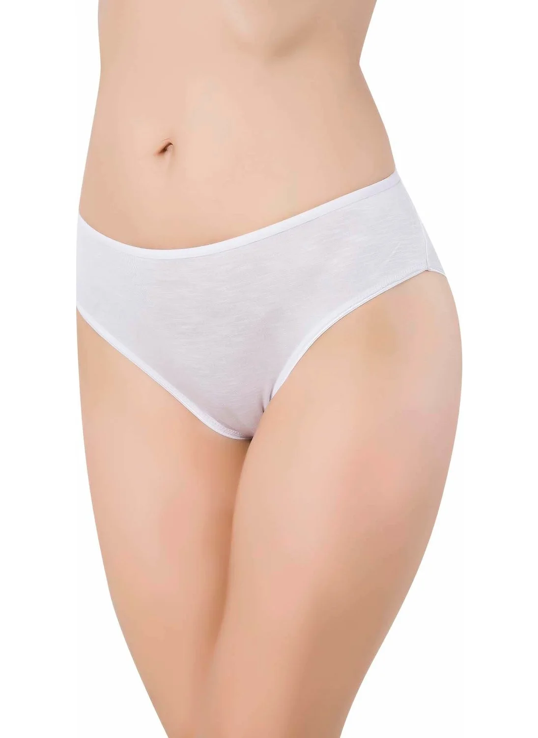 Papatya Daisy Women 3-Pack Breathable Fabric Bato Briefs White 2548-