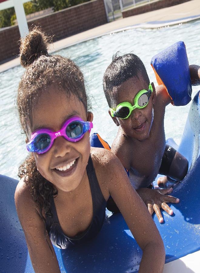 TYR TYR Kids Swimple Swim Goggle, Black/Blue - Image 2