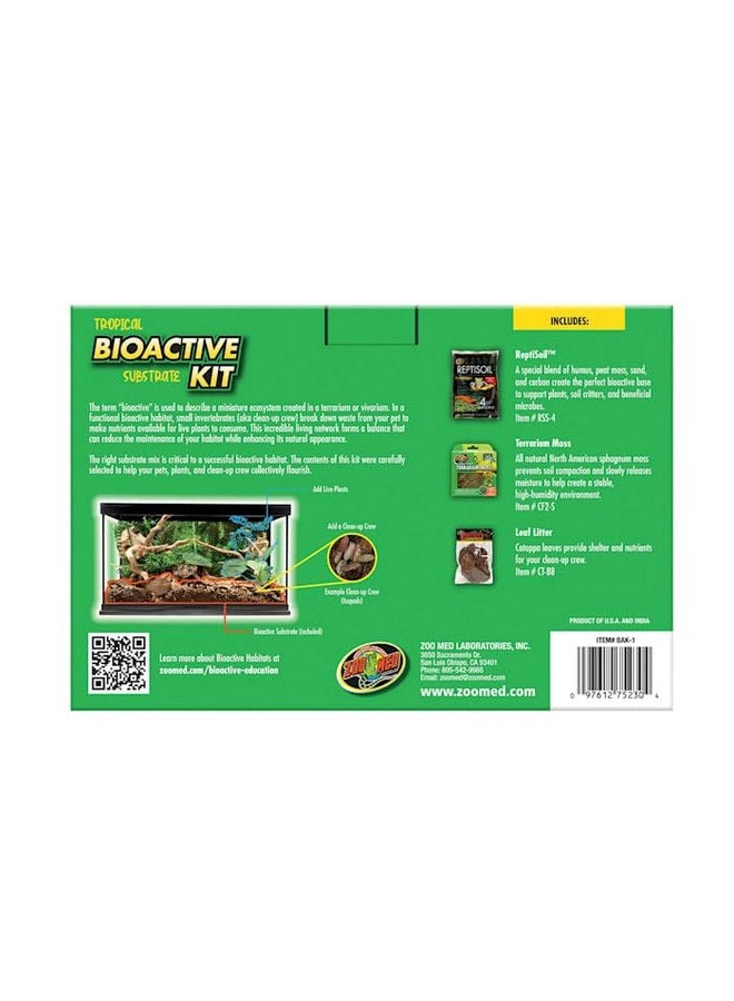 زوو ميد مجموعة Zoo Med Tropical Bioactive Substrate للأحواض المائية - Image 2