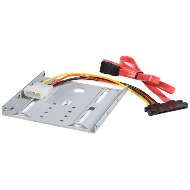 Startech.com StarTechcom SSD Mounting Bracket Solid Metal 25in to 35 Hard Drive Adapter SSD Bracket SSD Upgrade Kit TAA BRACKET25SAT - Image 2