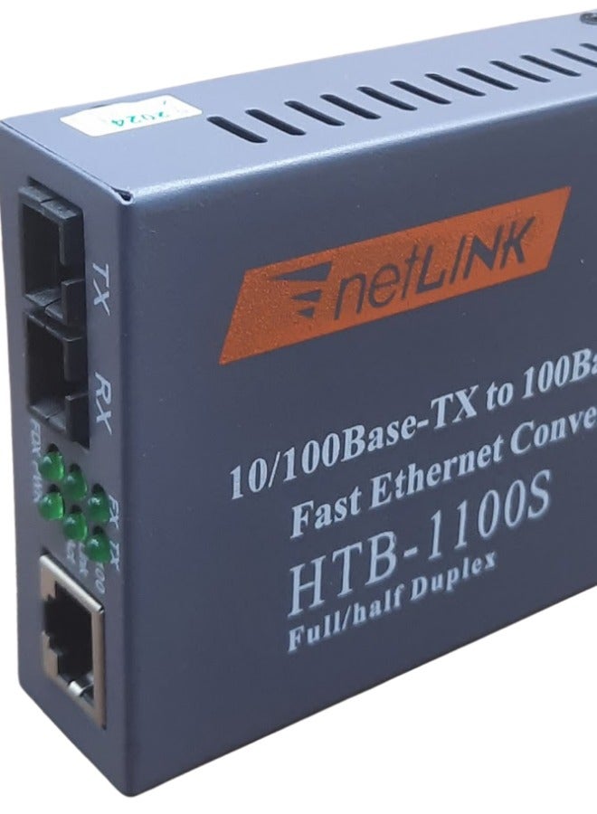 Net-Link Fast Ethernet Converter | 10/100Base-TX to 100Base-FX | Fiber Optic Network Solution | Full/Half Duplex Support - Image 2