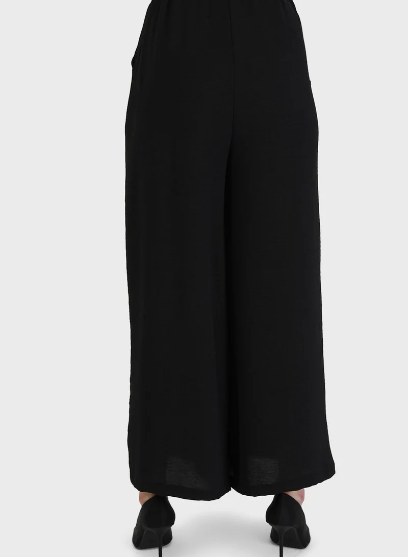 Refka by modanisa Flared High Waist Pants