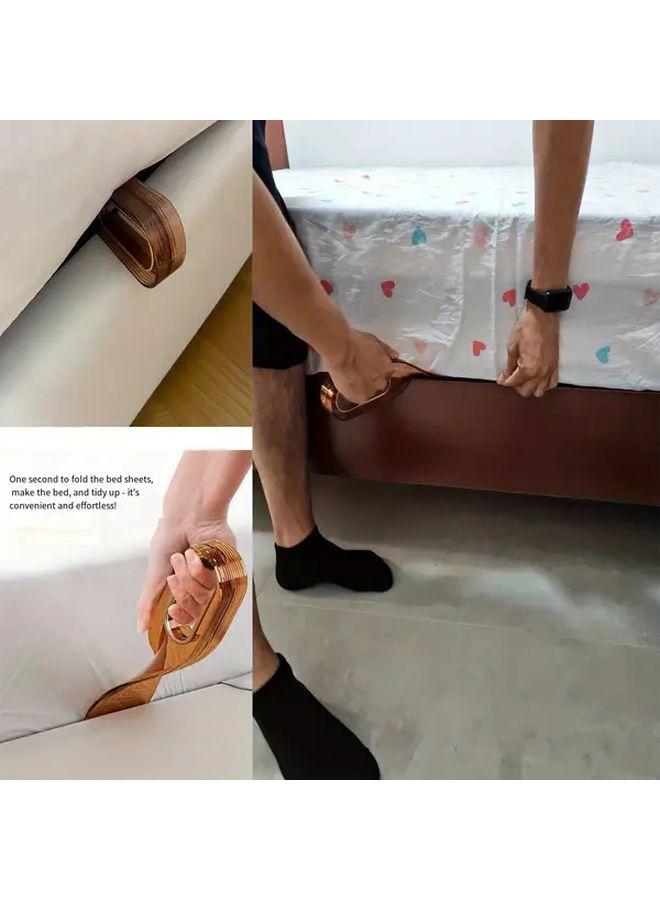 Purple Sheet Linen Organizer for Easy Bed Making Hotel Quality - Image 5