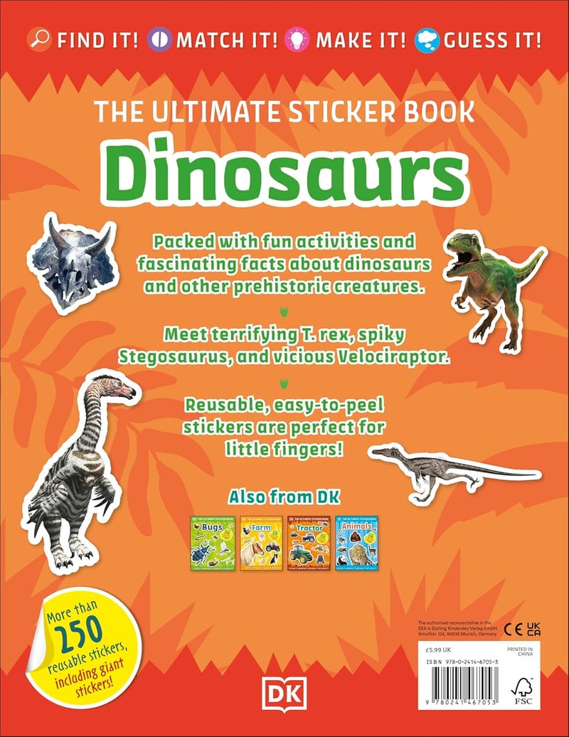 Ultimate Sticker Book Dinosaurs - Image 2