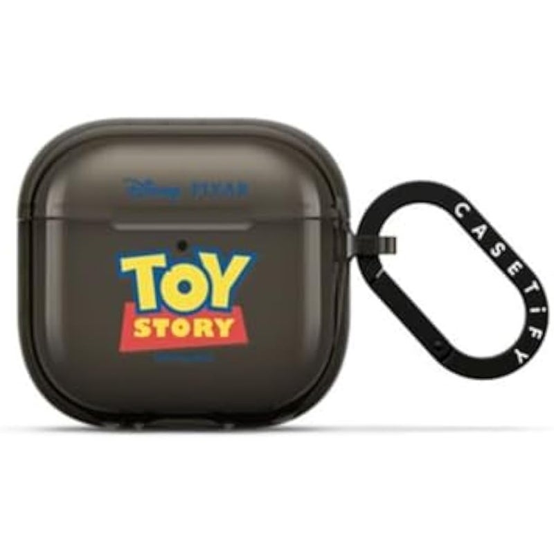 Casetify Impact AirPods 4 Case with Ring 【Toy Story Colab】 - Toy Story Logo - Black - Image 1