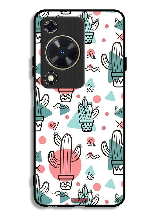 Tolwak Huawei Nova Y72S Protective Case Cover Cactus