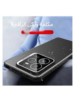 OCTOBER غطاء متوافق مع Realme GT7 Pro، غطاء معدني صقيل، غطاء حماية العدسة، حواف محدبة مقاومة للصدمات، تصميم رفيع جدًا.  - Image 5