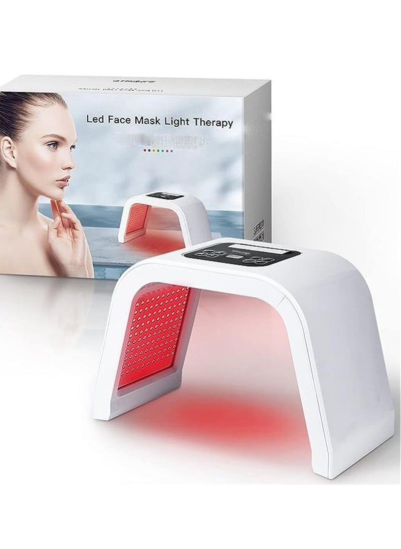 Generic - LED Light Therapy Face Mask 7 Color LED Light Therapy Home Facial Skin Care Machine PDT Seven Colors Photon Skin Care and Beauty Device - Image 1