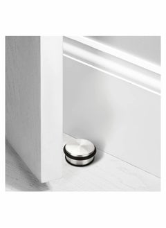 KASTWAVE 4 PcsDoor Stop Stainless Steel, Heavy Duty Chrome Door Stopper with Rubber Buffer Ring, Metal Round Door Stoppers for Floor, Safety Door Wedge for Home Office  - Image 5
