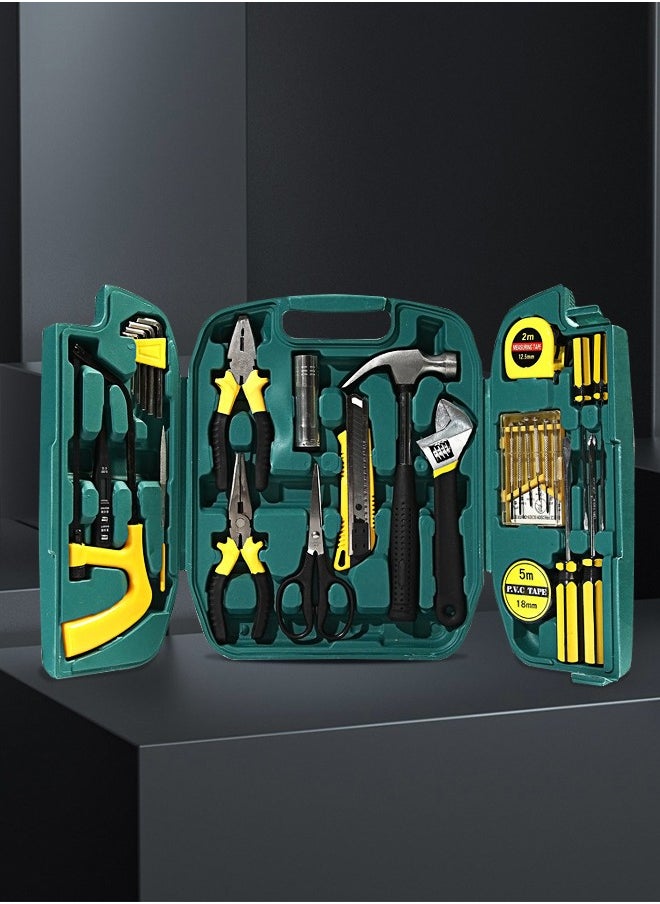 27PCS Tool Kits Wrench Set with Hammer Screwdriver Saw Auto Repair Furniture Maintenance Combination Set Household Hand Kit with Plastic Toolbox Storage Case - pzsku/Z789C81CCBE7F01B1B90AZ/45/_/1730707035/99ca16cf-3535-4598-849e-8cdeb546f9fd