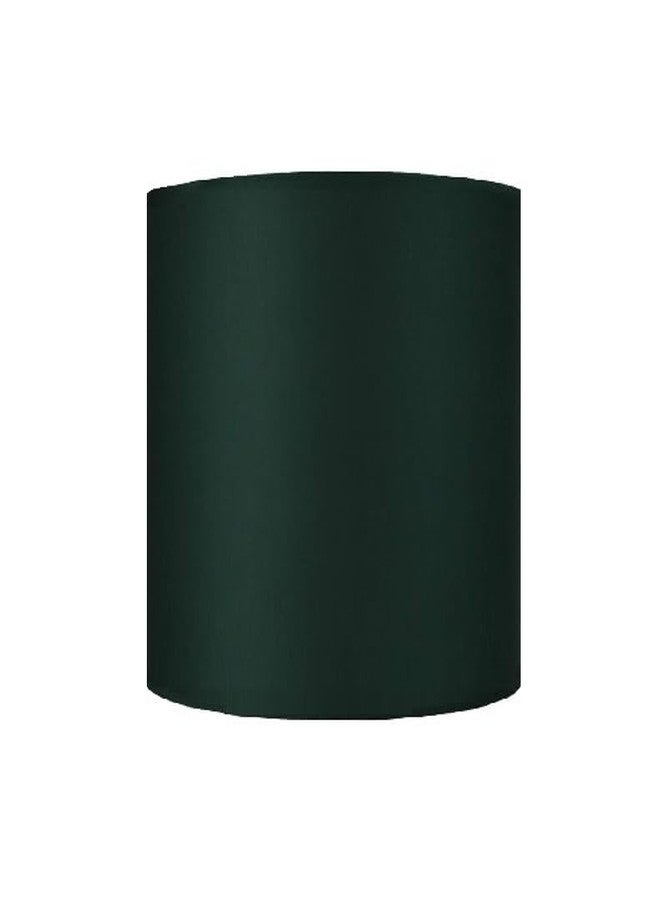 BTR CRAFTS غطاء مصباح أسطواني أخضر داكن من BTR CRAFTS مناسب لمصابيح الطاولة والأرضية، ديكور منزلي، أغطية مصابيح عصرية مصنوعة يدوياً (10 بوصات) - Image 4