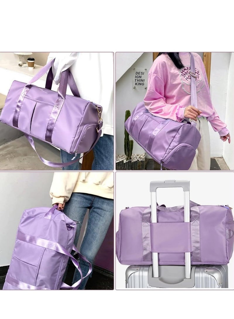 SUNCARE Gym Bag Sports Bag Travel Duffel Bags with Shoe Compartment and Waterproof Pocket for Wet Clothes Towels, Gym Bag for Men, Gym Bag for Women Ideal for Daily Use & Travel  - Image 5