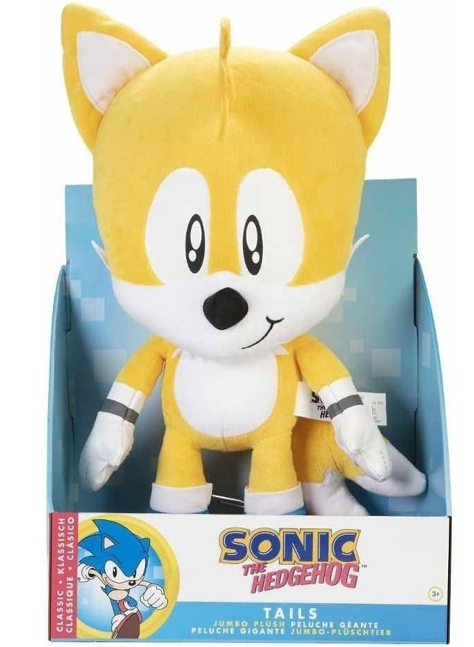 Sonic The Hedgehog Jumbo Plush 20inch - Tails - Image 1