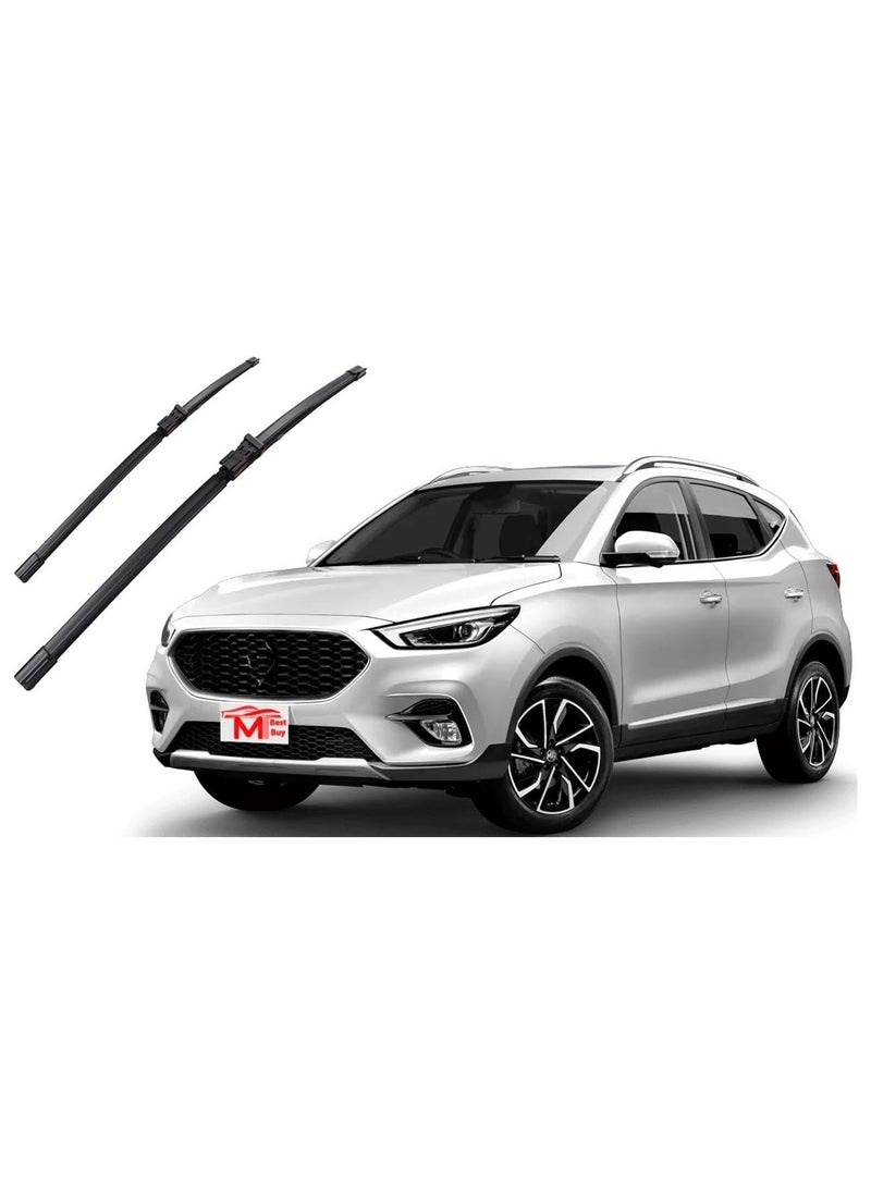 Generic Wiper Blades Compatible with MG ZS, 24 and 14 Inch, All Season Natural Rubber, 2-Piece Set  - Image 1