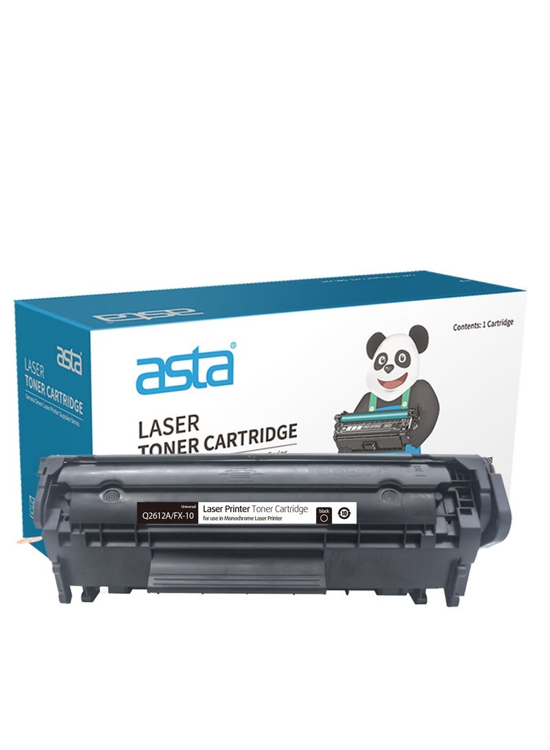 ASTA 1020 Compatible Toner Cartridge Q2612A 12A Universal FX 10 For HP Canon LaserJet 1022nw 1022n 3050 1010 3015 3055 3020 3052 1018 3030 1012 1015 FAX-L100 M1319f FAX-110 FAX-120 FAX-140 FAX-160 - Image 1