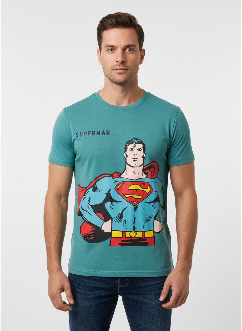 general Mens Fashion T-shirt Super Man RN S/S - Image 1