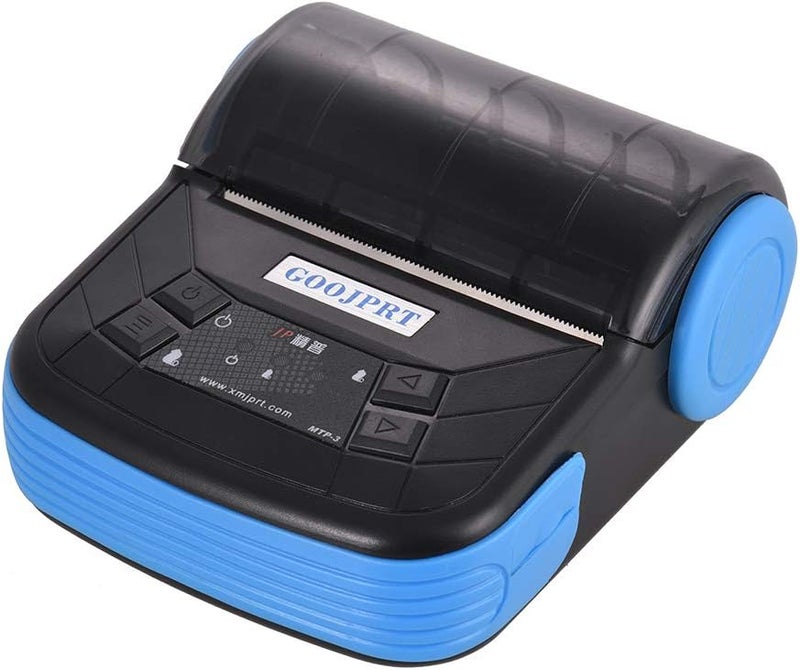 GOOJPRT MTP-3 80mm BT Thermal Printer Portable Lightweight for Supermarket Ticket Receipt Printing - Image 1