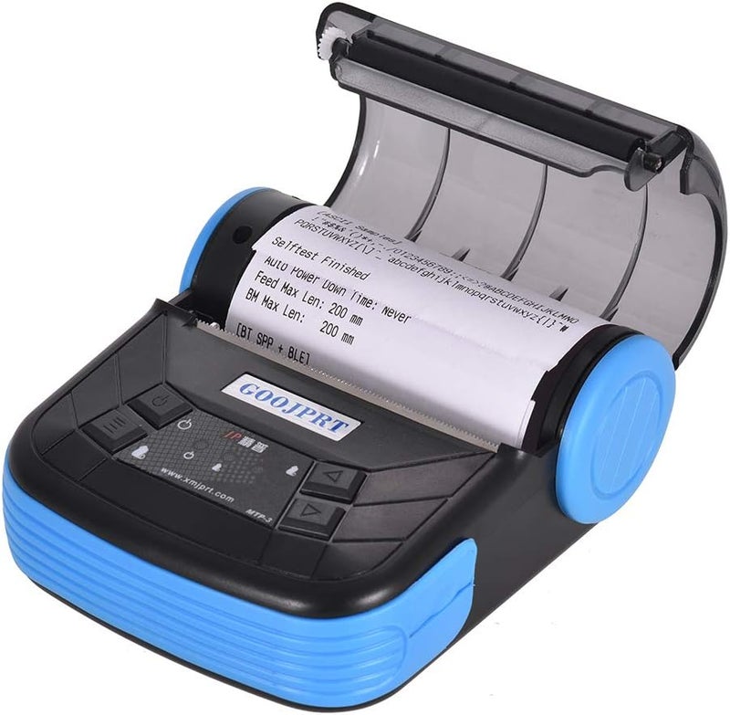 GOOJPRT MTP-3 80mm BT Thermal Printer Portable Lightweight for Supermarket Ticket Receipt Printing - Image 2