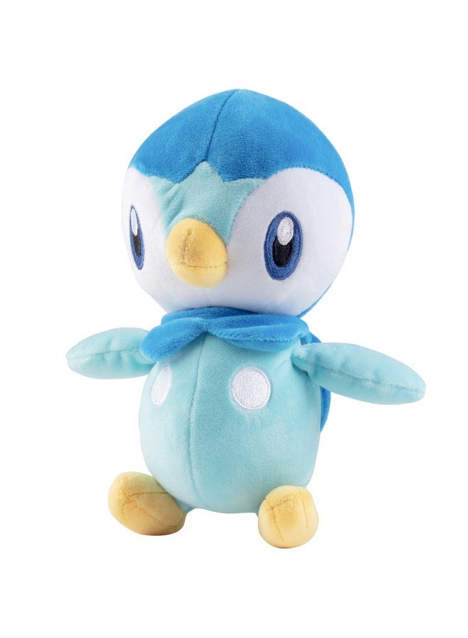 Jazwares Pokemon 8" Piplup Plush - Officially Licensed - Diamond and Pearl Starter Figure - Authentic Soft Stuffed Animal Penguin Toy - Gift for Kids, Boys, Girls - 2+  - Image 3