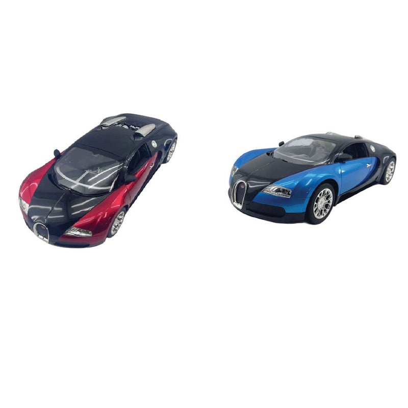 SAM TOYS SAM Toys 1:10 Bugatti R/C Car Blue & Red B10