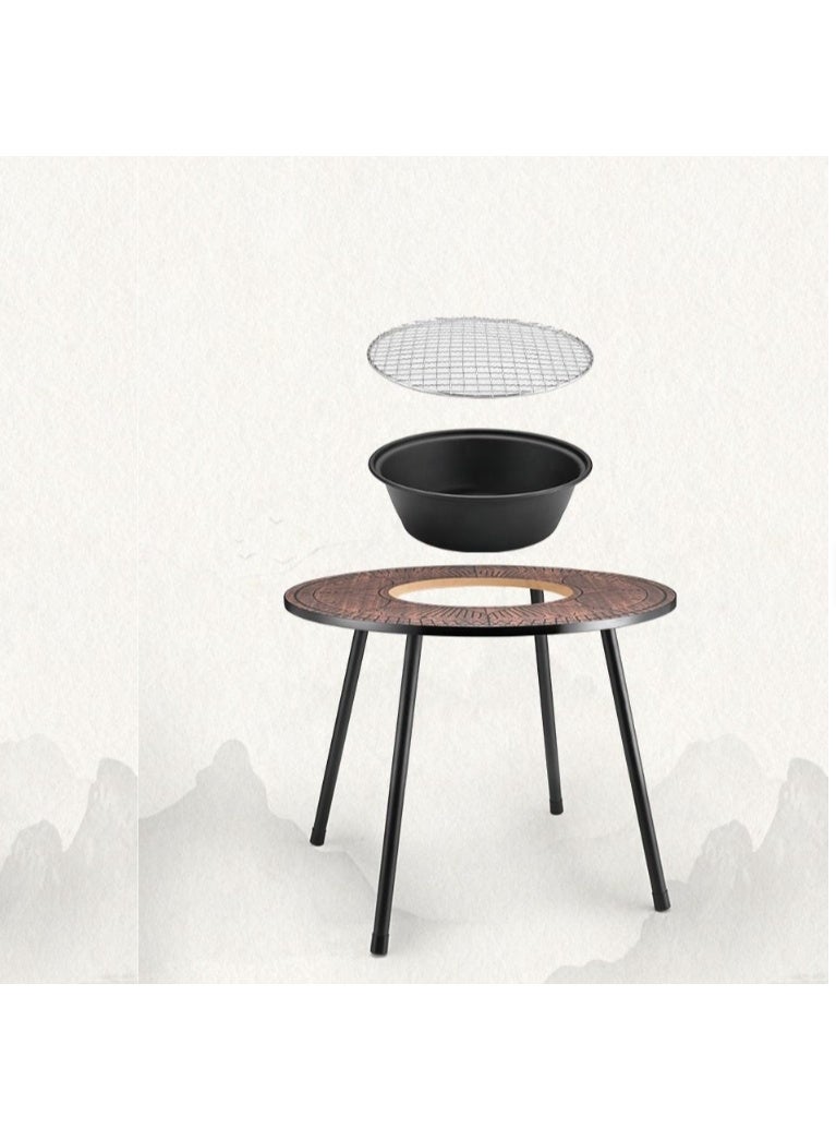 A Table Made Of High-Quality Carbon Steel, An MDF Board For Travel And Picnics, Uniquely Designed Furniture, A Camping Set, And a Folding BarbecueTable With a Stove. - Image 2