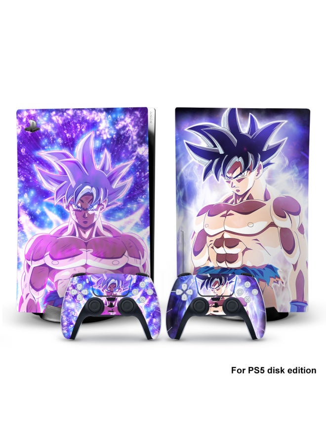 general For PS5 Optical Drive Version Of The Main Machine Game Sticker Digital Version PS5 Sticker Game Machine Protective Sticker Protective Film-Color:ps5dg-0436 - Image 2