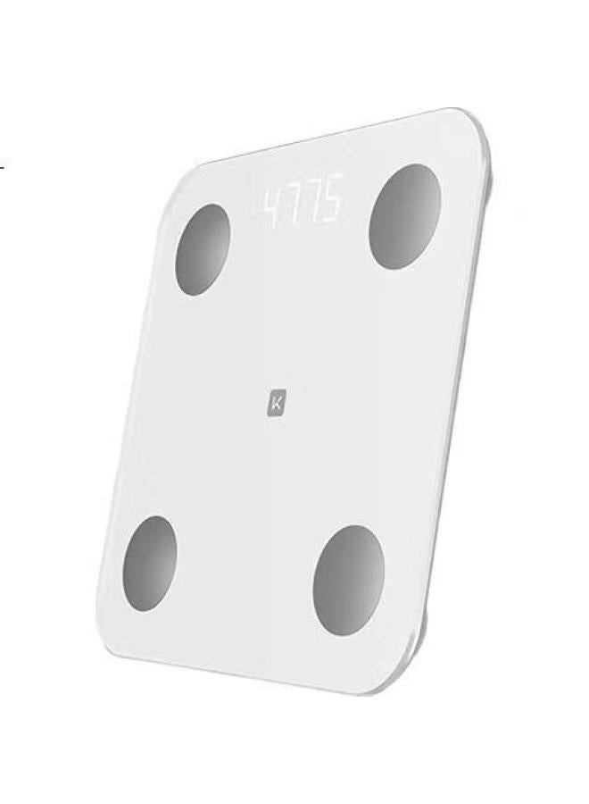 Keep Smart Body Fat Scale, Home Electronic Scale With High Precision Weight Measurement, Body Shaping And Fat Reduction, Weight Management, Recommended For Weight Loss Plans, Bluetooth Connection, Se Moonlight White (Rechargeable Model) - Image 2