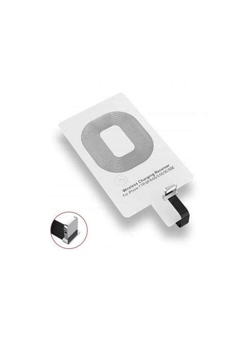 Qi Wireless Charging Receiver Adapter Fit for iPhone Lightning
