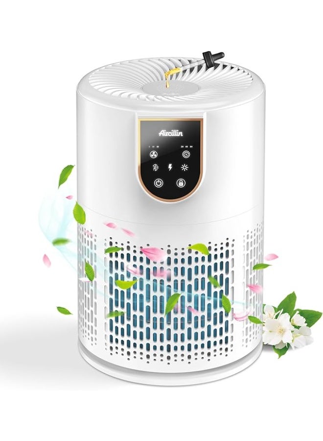 Air Purifiers for Home Bedroom,Aircillin H13 True HEPA Filter Air Cleaner Remove 99.97% 0.3 Micron Particles/Smoke/Pet Dander/Pollen/Odor/for Office, Dorm, Apartment, Kitchen (1-Pack AP0801) - Image 1
