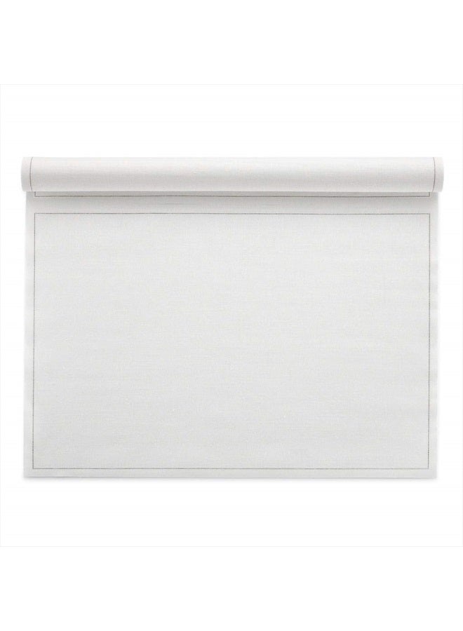 MY DRAP Washable and Reuseable Cloth Placemat - 17.7 x 12.6 in (12 Per Roll, Cotton Cream) - Image 1
