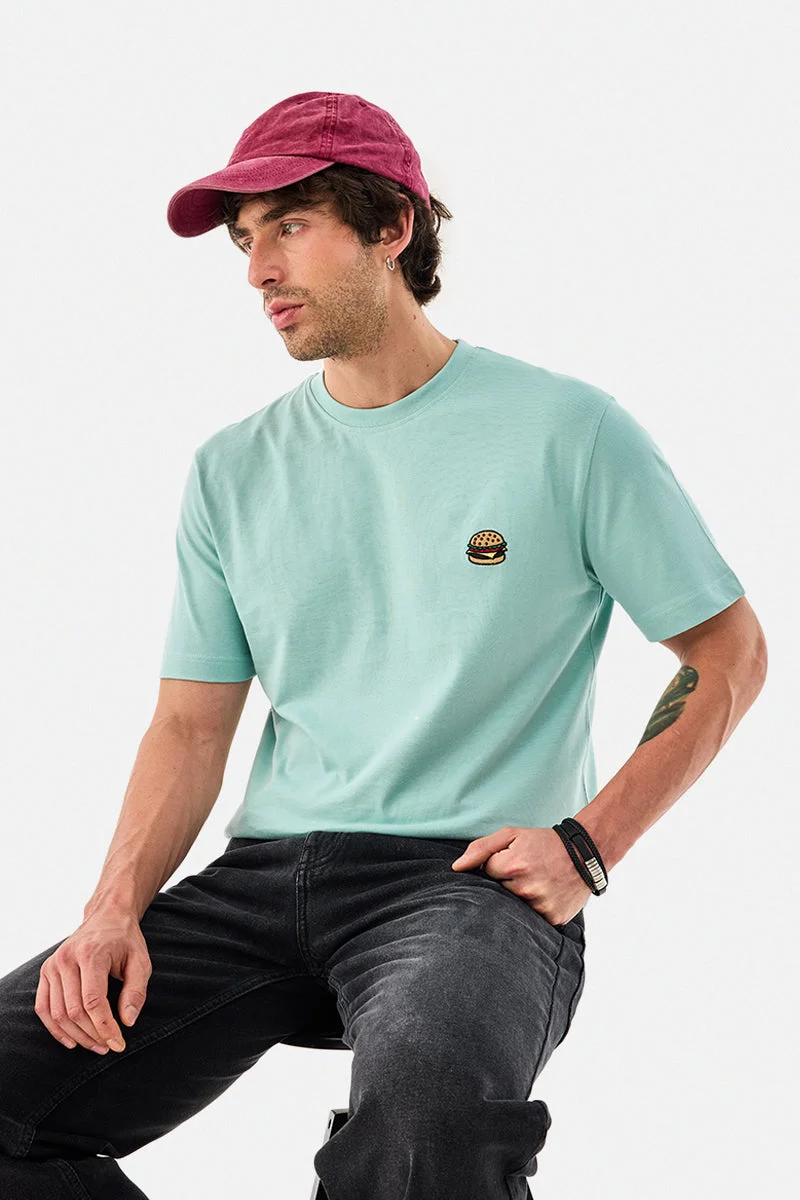 SNITCH Hamburger Embroidered T-Shirt