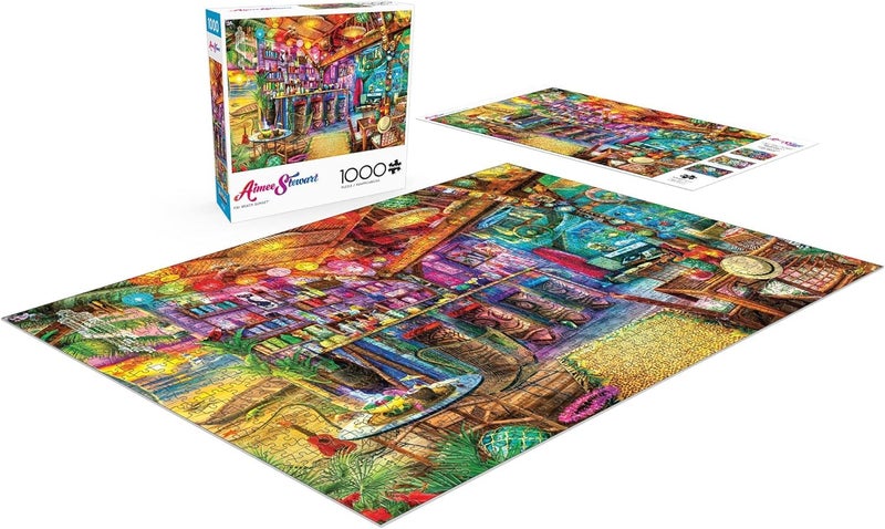 Buffalo Games - Aimee Stewart - Tiki Beach Sunset - 1000 Piece Jigsaw Puzzle - Image 4
