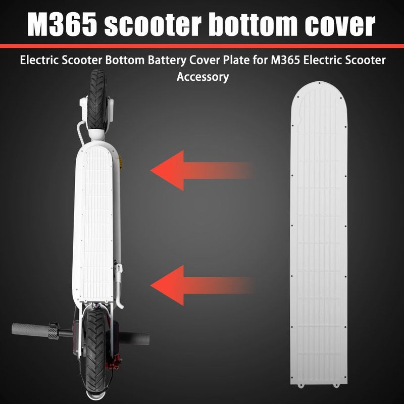 Black Scooter Bottom Battery Guard Cover Plate With 17 Screws For M365 - Image 5