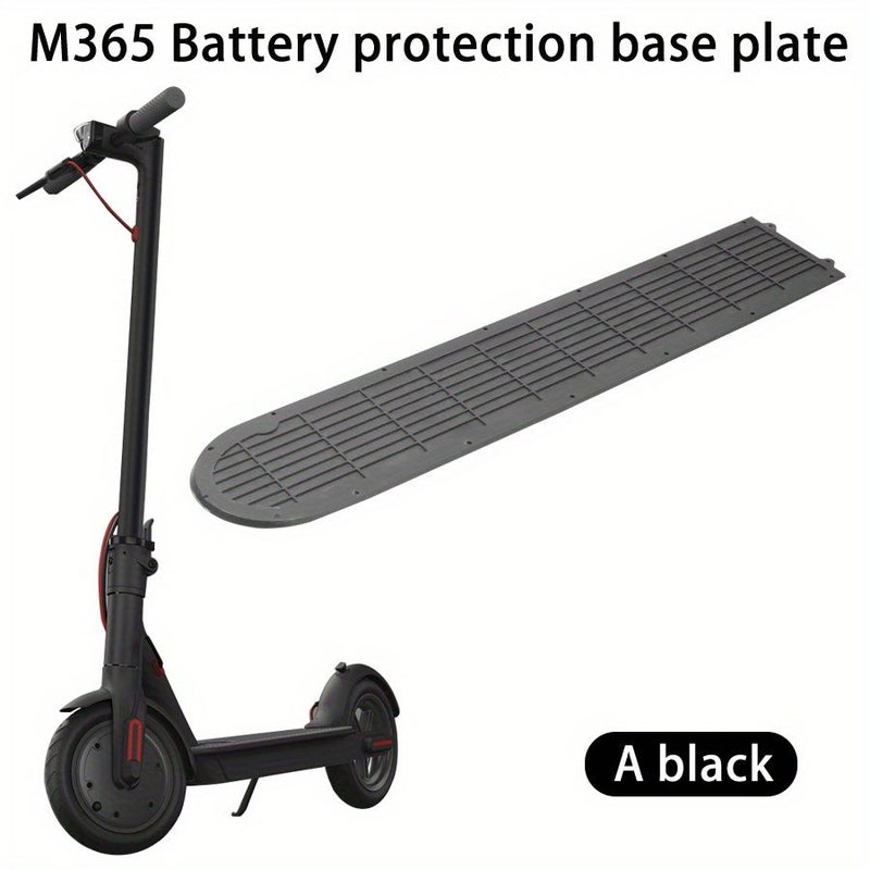 Black Scooter Bottom Battery Guard Cover Plate With 17 Screws For M365 - Image 2