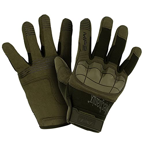 ZaySoo Mechanx Motorcycle Army Shooting Tactical Outdoor Breathable Riding Gloves for Boys & Men - Olive - Image 1