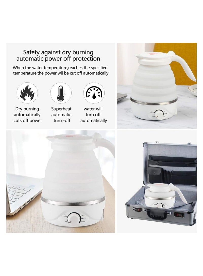 ELTRAZONE Travel Foldable Fast Boiling Portable Electric Kettle - 220V -600ML for Most Travel and Home & Office Use - Image 3