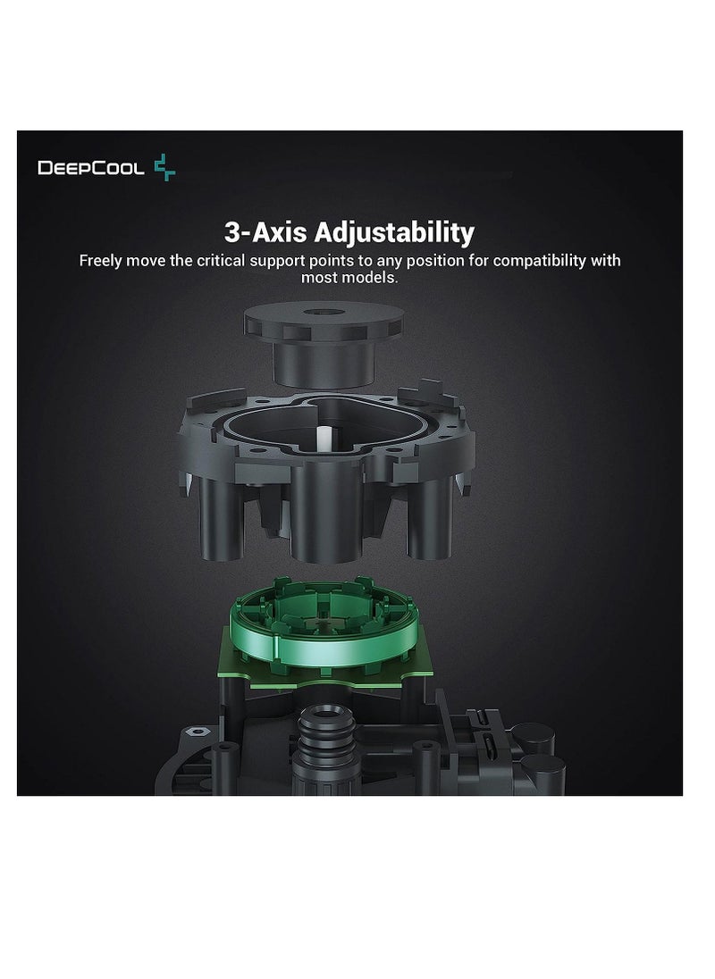DEEPCOOL - DEEPCOOL Castle 240 EX ARGB Addressable RGB LED CPU Liquid Cooler - Image 1