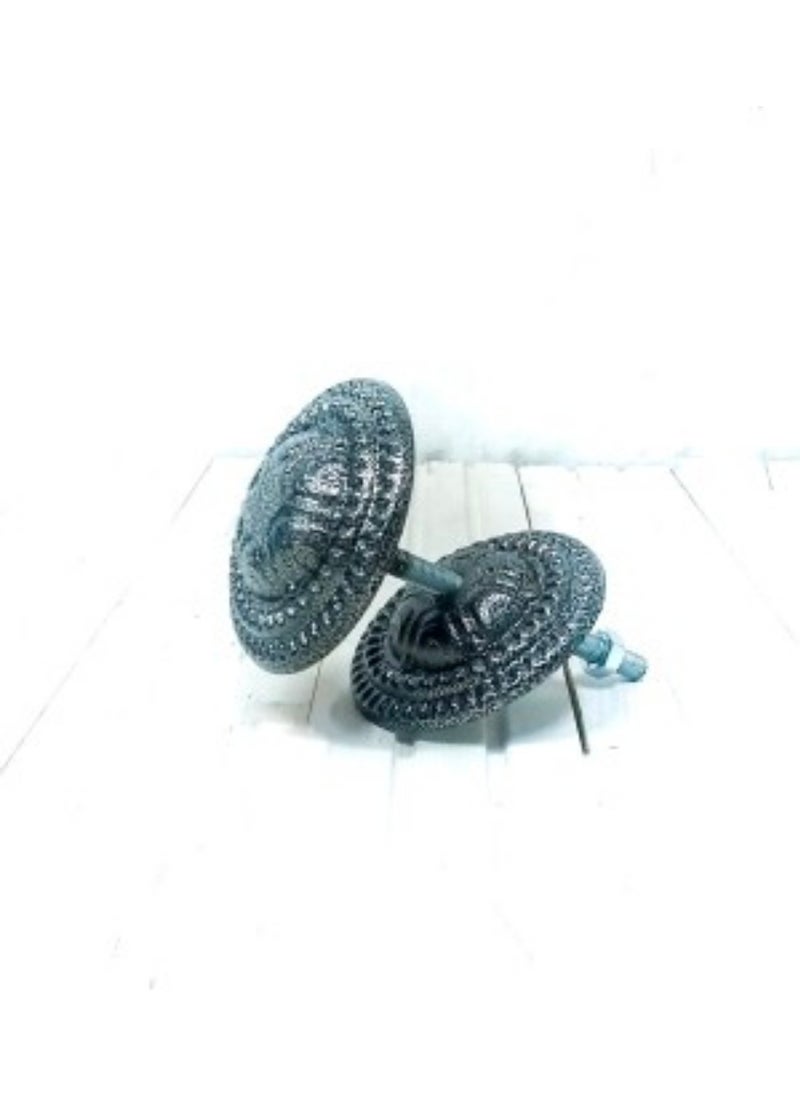 Onur Mil Menteşe Onur Mil Hinge Aluminum Door Knob (Silver Forged)  - Image 2