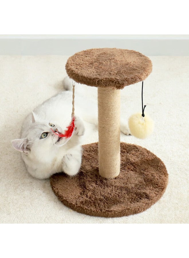 Zigman Cigeman Cat Scratching Board, Integrated Climbing Frame, Wear-resistant, No Shedding, Sisal Vertical Cat Toy, Self-entertaining Boredom Relief Rope - Image 1