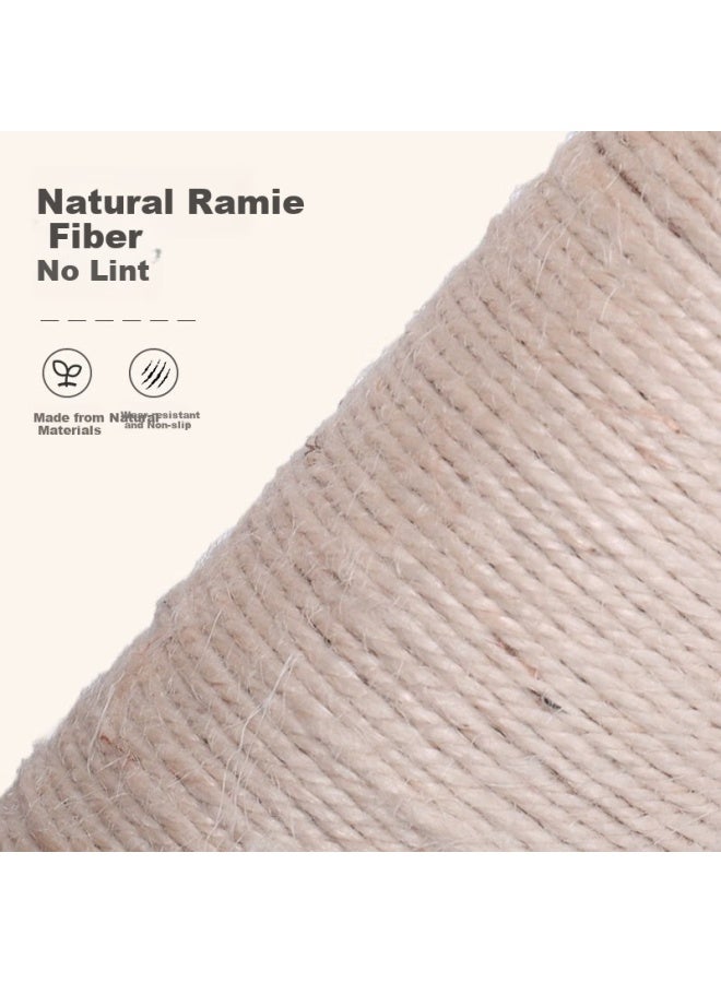 Zigman Cigeman Cat Scratching Board, Integrated Climbing Frame, Wear-resistant, No Shedding, Sisal Vertical Cat Toy, Self-entertaining Boredom Relief Rope - Image 2