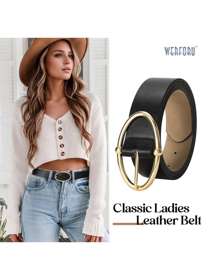 Women Leather Belt Fashion Leather Waist Belt For Jean Dress With Gold/Silver Buckle - pzsku/Z789DEFEE7951540BE4A1Z/45/_/1735566933/67b494c3-2960-4156-9363-180e2f77e969