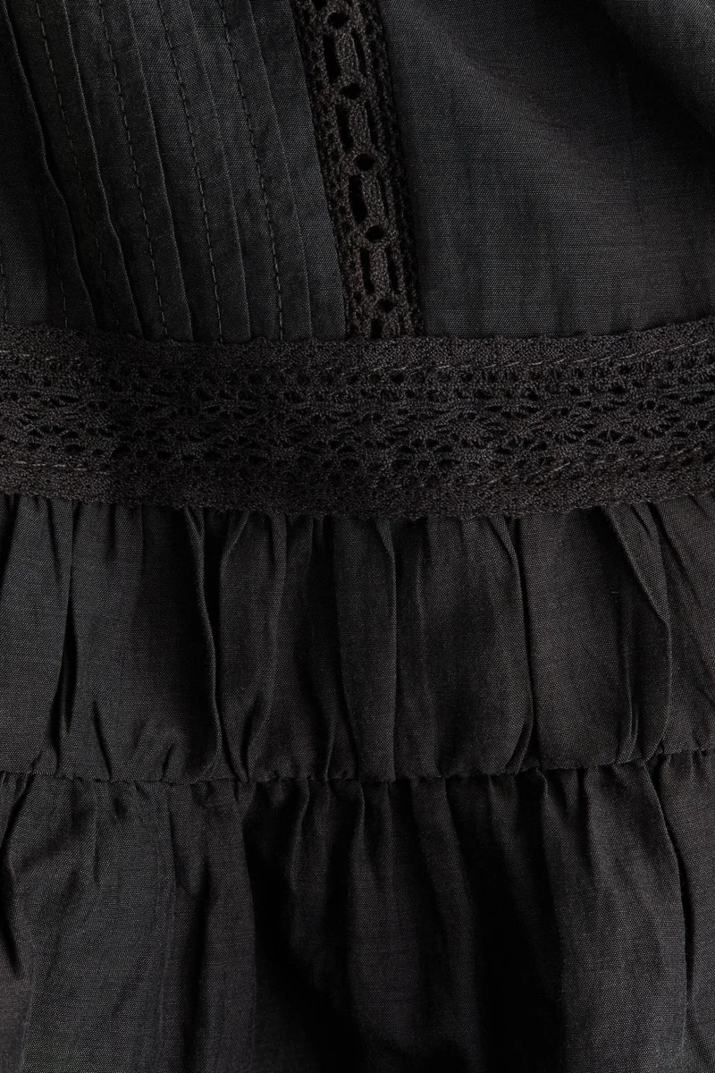 H&M Lace-trimmed blouse